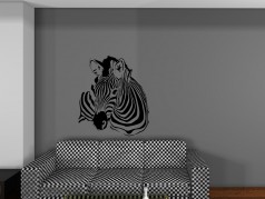 obrázek Hlava zebry - 01, Samolepky na zeď