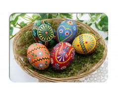 obrázek Velikonoční prostírání 036, malovaná vajíčka