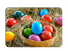 obrázek Velikonoční prostírání 041, malovaná vajíčka
