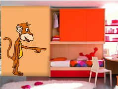 obrázek Dekorace na stěnu Opice-05, Dětské samolepky na zeď
